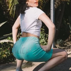 Juicy Couture Big Bling Velour Biker Shorts Remixed