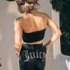 Juicy Couture OG Big Bling Velour Track Pants