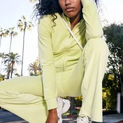 Juicy Couture Mockneck Velour Track Jacket