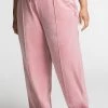 Juicy Couture Plus-Size Wide Leg Velour Sweatpants