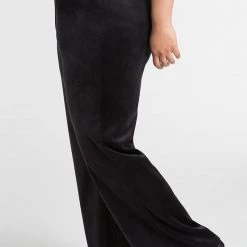 Juicy Couture Plus-Size OG Big Bling Velour Track Pants