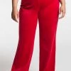 Juicy Couture Plus-Size Small Bling Velour Track Pants