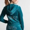Juicy Couture OG Big Bling Velour Hoodie