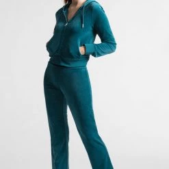 Juicy Couture OG Big Bling Velour Hoodie