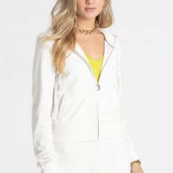 Juicy Couture OG Big Bling Velour Hoodie Track