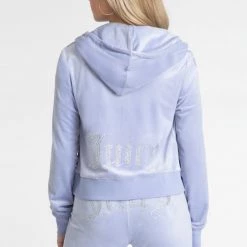 Juicy Couture OG Big Bling Velour Hoodie Track