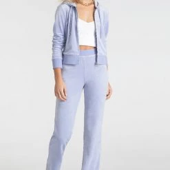 Juicy Couture OG Big Bling Velour Hoodie Track