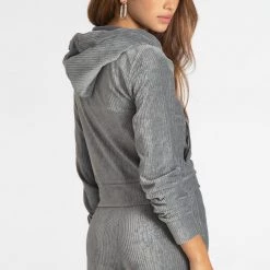 Juicy Couture Track Shimmery Corduroy Velour Hoodie 9 Juicy Couture Track Shimmery Corduroy Velour Hoodie