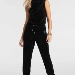 Juicy Couture Apparel Small Bling Sleeveless Velour Jumpsuit