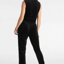 Juicy Couture Apparel Small Bling Sleeveless Velour Jumpsuit