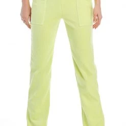Juicy Couture Low Rise Snap Pocket Velour Track Pants