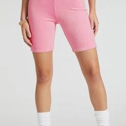 Juicy Couture Big Bling Velour Biker Shorts