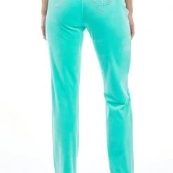 Juicy Couture OG Big Bling Velour Track Pants The Bling Shop