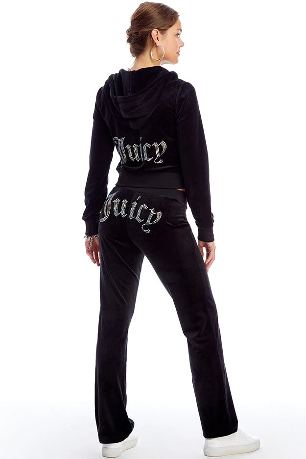 Juicy Couture OG Big Bling Velour Track Pants 6 Juicy Couture OG Big Bling Velour Track Pants