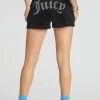 Juicy Couture Big Bling Velour Shorts