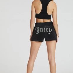 Juicy Couture Big Bling Velour Shorts 9 Juicy Couture Big Bling Velour Shorts