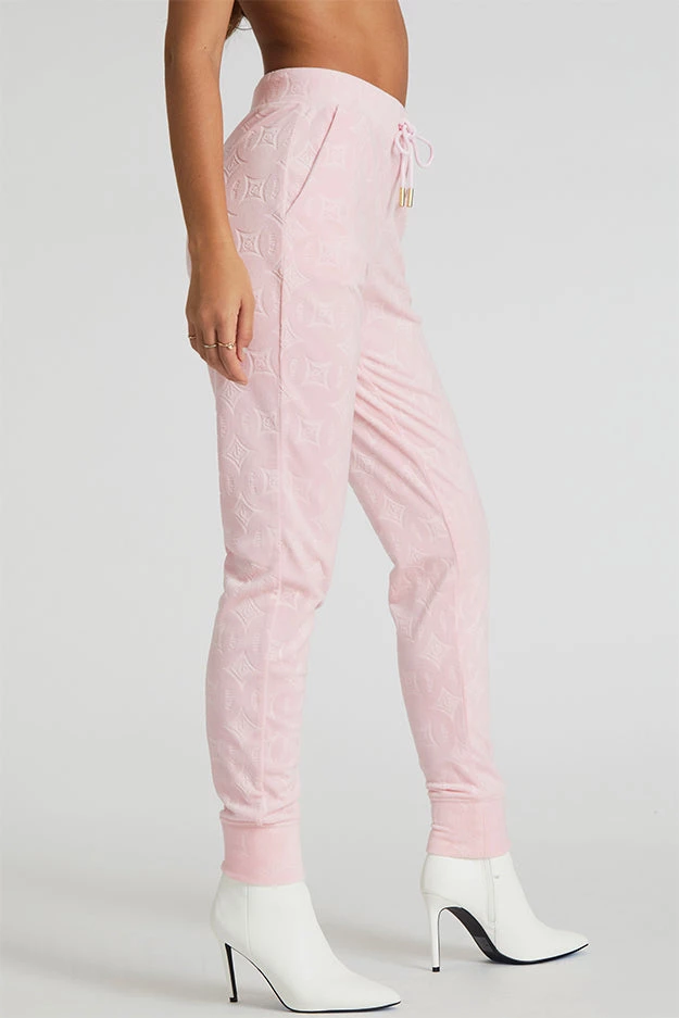 Juicy Couture Velour Shop Embossed Velour Pants 4 Juicy Couture Velour Shop Embossed Velour Pants