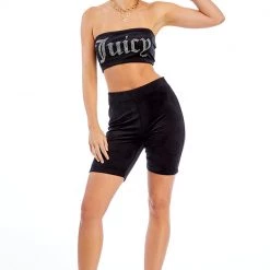 Juicy Couture Big Bling Velour Bando Apparel