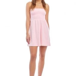 Juicy Couture Apparel Smocked Velour Dress