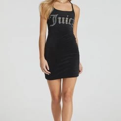 Juicy Couture Dresses & Jumpsuits Big Bling Velour Strap Dress