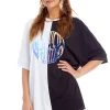 Juicy Couture Oversized Two Tone Tee