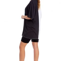 Juicy Couture Oversized Two Tone Tee