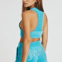 Juicy Couture Remixed Bling Velour Racerback Tank