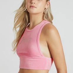 Juicy Couture Bling Velour Racerback Tank Remixed