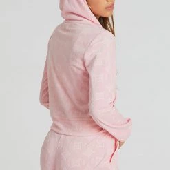 Juicy Couture Embossed Velour Hoodie Velour Shop