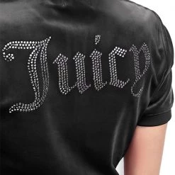 Juicy Couture Big Bling Velour Romper Bridal Bling Shop