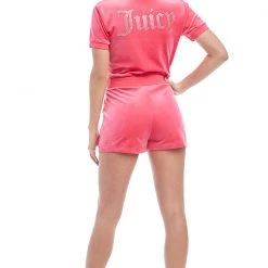 Juicy Couture Big Bling Velour Romper Bridal Bling Shop