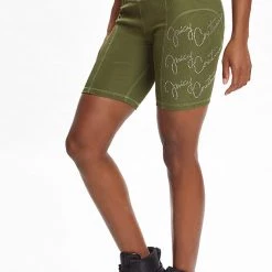 Juicy Couture Script Bling Rib Biker Shorts New 9 Juicy Couture Script Bling Rib Biker Shorts New