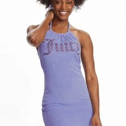 Juicy Couture Big Bling Terry Halter Dress