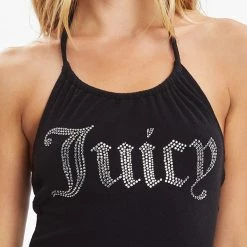 Juicy Couture Big Bling Terry Halter Dress New