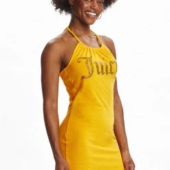 Juicy Couture Big Bling Terry Halter Dress