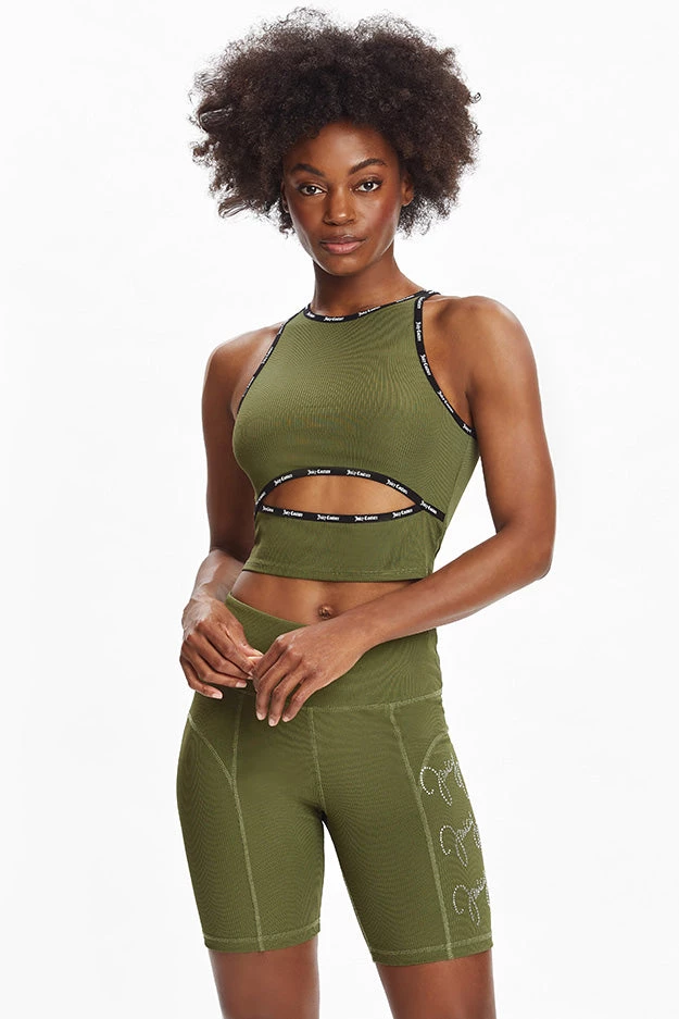 Juicy Couture New Cut Out Rib Tank 3 Juicy Couture New Cut Out Rib Tank