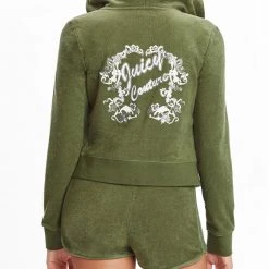 Juicy Couture Terry Logo Hoodie New