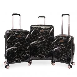 Juicy Couture Vacation Shop 3-Piece Hardside Spinner Luggage Set