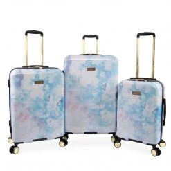 Juicy Couture Vacation Shop 3-Piece Hardside Spinner Luggage Set