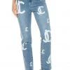 Juicy Couture Venice Monogram Print Jeans
