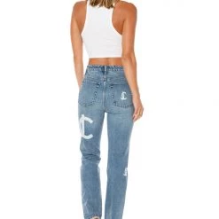Juicy Couture Venice Monogram Print Jeans