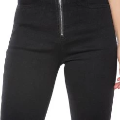 Juicy Couture The Denim Shop Melrose Front Zipper Skinny Jeans