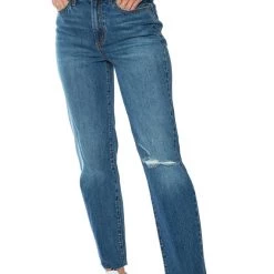 Juicy Couture The Denim Shop Venice Vintage Wash Straight Leg Jeans