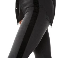 Juicy Couture Melrose Velvet Tape Skinny Jeans