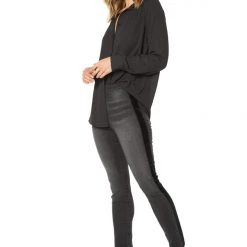 Juicy Couture Melrose Velvet Tape Skinny Jeans