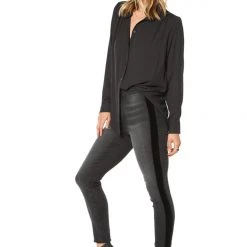 Juicy Couture Melrose Velvet Tape Skinny Jeans