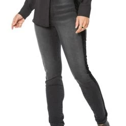 Juicy Couture Melrose Velvet Tape Skinny Jeans