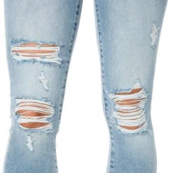 Juicy Couture Melrose Destroyed High Rise Skinny Jeans New