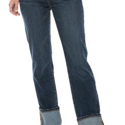 Juicy Couture Venice High Cuffed Straight Leg Jeans