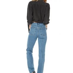Juicy Couture Venice Ankle Slit Straight Leg Jeans The Denim Shop